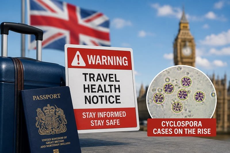 UK Issues Travel Health Warning After Spike in Cyclospora Cases